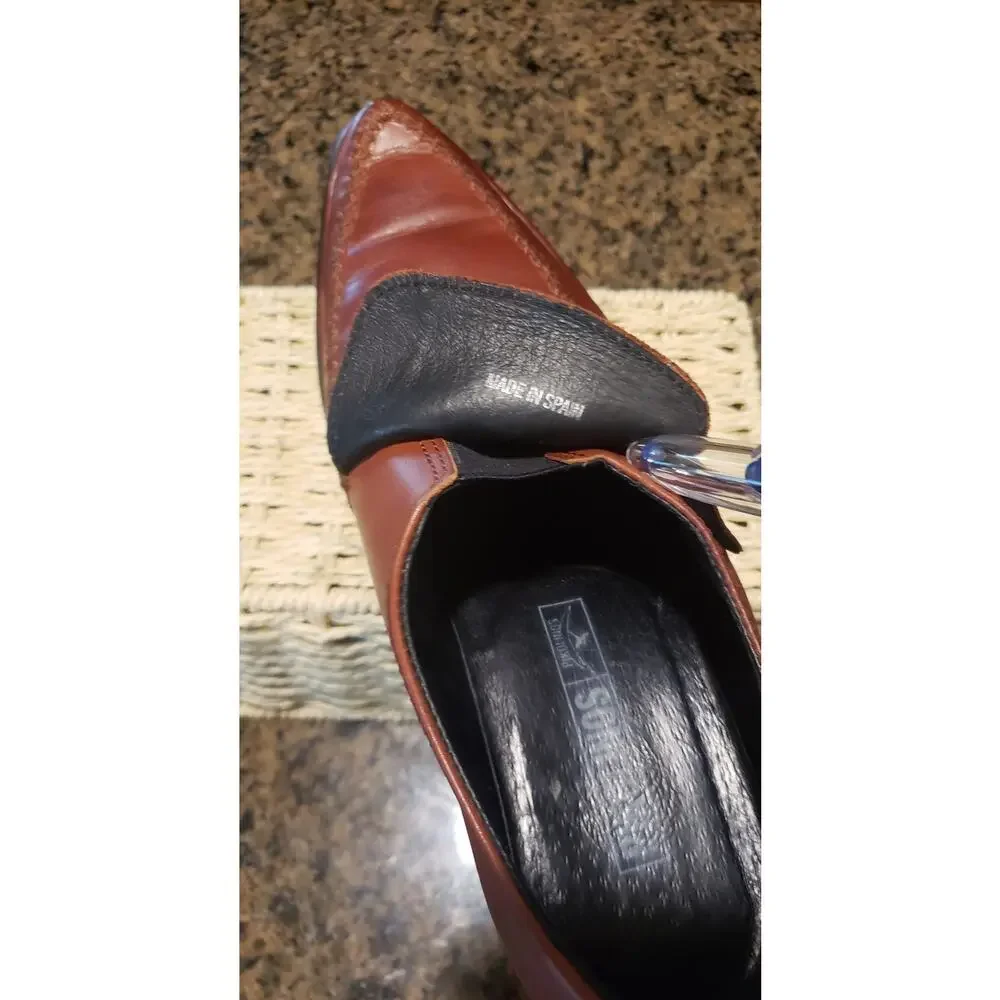 Vintage 90s Pikolinos Puerto Rico Leather slip on Loafers Shoes EU 38 US W 7.5